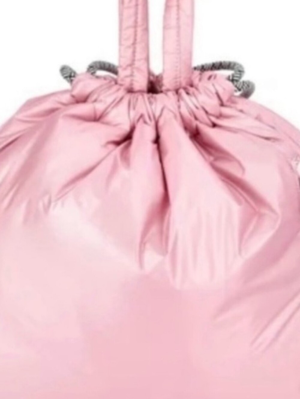 Wildfox Light Pink Cinch-Top Tote Bag